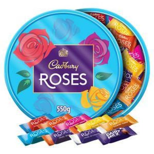 Cadbury Roses Chocolate Tub 550g